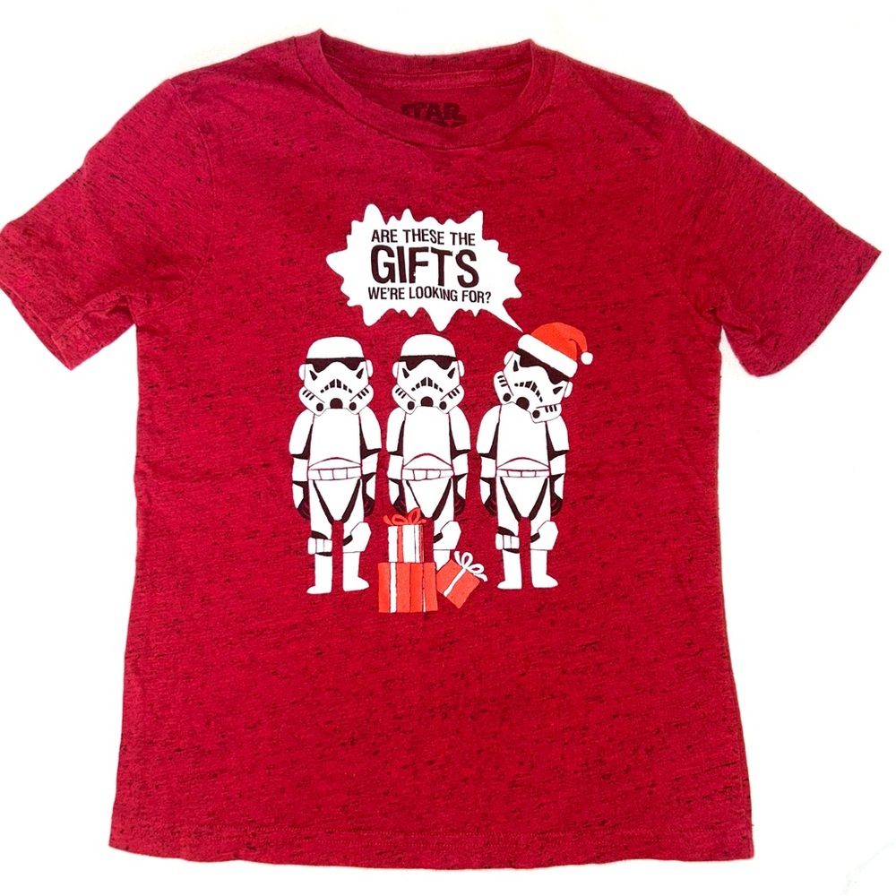 Star Wars Red Stormtrooper Holiday short sleeve Tee